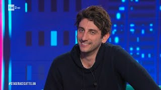 Lintervista a Pietro Castellitto  Stasera cè Cattelan su Rai 2 del 24012024 [upl. by Ayita]