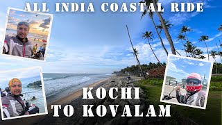 All India Coastal Ride  Day 13  Kochi To Varkala Bike Trip  Hindi [upl. by Enelegna]