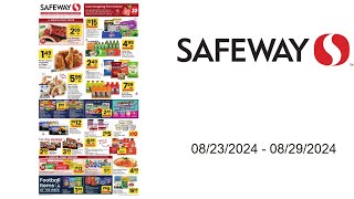 Safeway Weekly Ad US  08232024  08292024 [upl. by Ecnarwal]