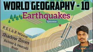 Earthquakes  Richter amp Mercalli Scale  PSLR Waves  Class 10  Geography  Anurag Singh Parihar [upl. by Aimar]