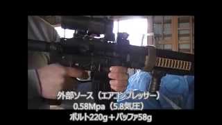 VFC GBB M27 IAR スチールパーツ 試射 steel partsampShooting [upl. by Karoline]