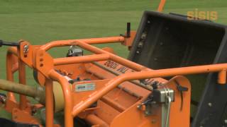 SISIS Rotorake TM1000 Tractor Mounted Scarifier for Golf Course Maintenance [upl. by Mur]