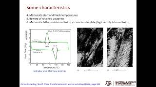 51 Martensitic transformation characteristics nucleation and growth [upl. by Anneirda930]