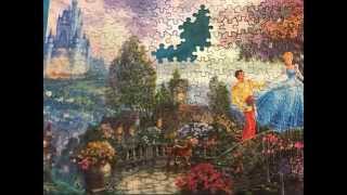 Cinderella Wishes Upon a Dream  Thomas Kinkade Puzzle [upl. by Jesh]