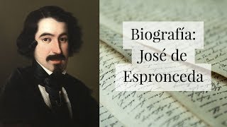 José de Espronceda  Biografía breve [upl. by Towny]