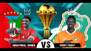 FULLGAME AFCON2023  EQUATORIALGUINEA 40 IVORYCOAST [upl. by Ativ]