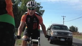 Driver harasses cyclists as cameras roll [upl. by Gene713]