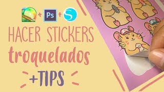 STICKERS TROQUELADOS  Silhouette Cameo 3  Policanal  ♥ [upl. by Wenonah]