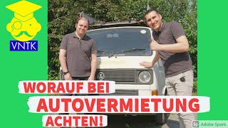 Geht beim Mietwagen im Urlaub auf Nummer sicher wir erklären worauf es beim Auto leihen ankommt [upl. by Nnylyoj]