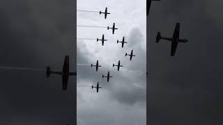 PC7 Team Flyover Beeindruckende Vorführung bei SpeckFehraltorf [upl. by Tavish]