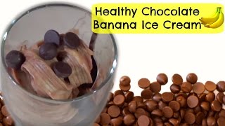 Healthy Chocolate Banana Ice Cream Ft The Dessert Bullet [upl. by Erdnassac581]