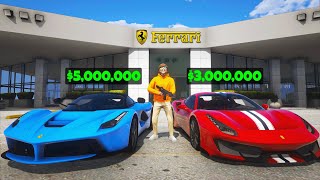 Robbing Luxury Ferrari Dealership in GTA 5 RP [upl. by Winni]