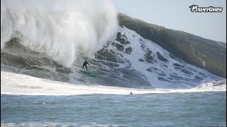 MAVERICKS LEFT HEALEY BARRELED POWERLINES [upl. by Monarski]