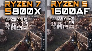 Ryzen 7 5800X vs Ryzen 5 1600 AF Benchmarks – 15 Tests 🔥 [upl. by Gnep53]