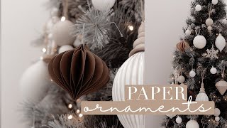 DIY Paper Honeycomb Christmas Ornament  Cricut Tutorial [upl. by Canale]