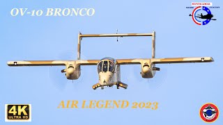 OV 10 BRONCO et AD 4N SKYRAIDER Air Legend 09 Sept 23 [upl. by Tirrej]