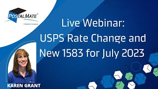 USPS Rate change and New 1583 for July 2023 [upl. by Ylrebmek]