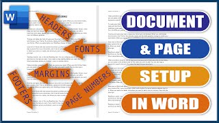 How to Setup Document Pages in Word  Microsoft Word Tutorials [upl. by Neeloj]