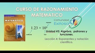 16 Matematicas GED en Espanol🤗🙂😉Exponentes y Notación Científica [upl. by Olva947]