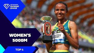 Best of the Womens 5000m  Wanda Diamond League [upl. by Amsab410]