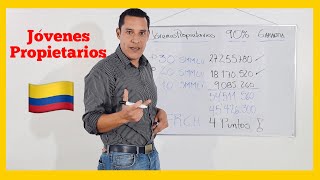 🛕Programa JOVENES PROPIETARIOS 2021🔥 Ejemplo INCLUIDO con SUBSIDIOS💰🛕🇨🇴 [upl. by Kaine]