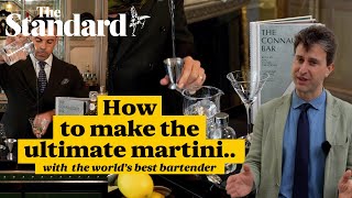 How to make the ultimate martini mixing the classic cocktail with the worlds best bartender [upl. by Llecram469]