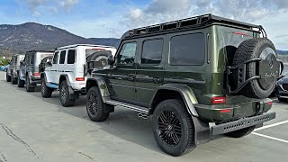 4X MercedesAMG G63 4×4² COMBO [upl. by Aihsei57]