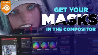 Blender 29 MASKS in the COMPOSITOR tutorial [upl. by Esirehc]