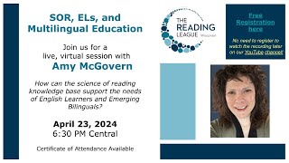 The Science of Reading English Learners and Multilingual Education [upl. by Carolina]