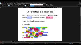 Cours élémentaire  les parties du discours [upl. by Metabel286]