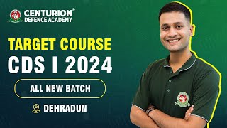 CDS1 2024  New Target Course by Centurion Defence Academy  CDS 2024 Preparation  cds2024 cds [upl. by Eloccin]