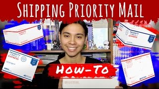 How To Ship USPS Priority Mail [upl. by Soutor]