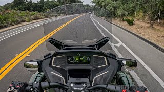 2023 CanAm Spyder RT SeatoSky  Rainy POV Test Ride [upl. by Cher]