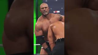 Goldberg Jackhammer to roman reigns 🔥 wwe wwe2k24 ps5 [upl. by Yelra]