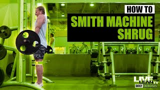 Standing Smith Machine Shoulder Press [upl. by Hennahane]