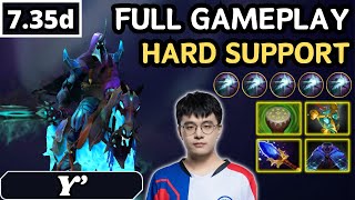 735d  Y ABADDON Hard Support Gameplay  Dota 2 Full Match Gameplay [upl. by Russ221]