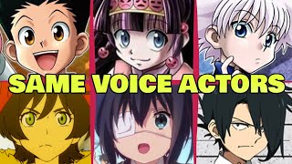 Hunter x Hunter All Characters Japanese Dub Voice Actors Seiyuu Same Anime Characters [upl. by Iek]