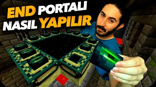 Minecraft End Portalı Nasıl Yapılır Güncel  2024 [upl. by Neelyam731]