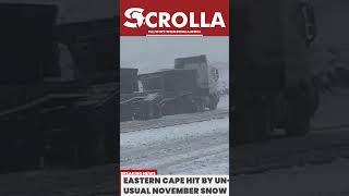 Eastern Cape Experiences Rare November Snow Amidst Severe Weather Warnings [upl. by Ociredef]