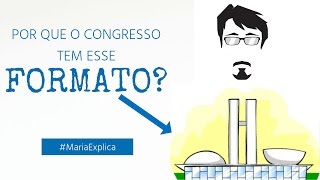 Por que o Congresso tem aquele formato Maria Explica 7 [upl. by Aicilat]