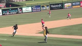 Sixto Sanchez gives up a double allowing the Pirates to score In Fall Instructional League Play [upl. by Radnaxela795]