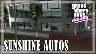 GTA Vice City  All SUNSHINE AUTOS car list deliveries [upl. by Ninerb358]