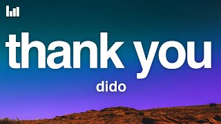 Dido  Thank You Lyrics [upl. by York]