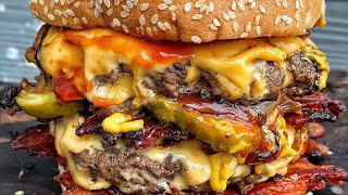 DOUBLE BACON CHEDDAR BURGER [upl. by Aidnac]