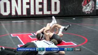 Wrestling Collingswood vs Haddonfield 2017 Highlights [upl. by Daahsar]