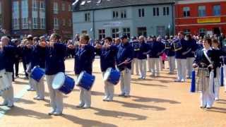 Fanfarenzug 1967 eV Barth Stadtfest 14042013 Marktplatz [upl. by Grevera]