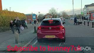 peak hours school traffic in Lewsey farm Luton UK [upl. by Sucy]