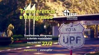 Transferência e Reingresso UPF [upl. by Ashelman]