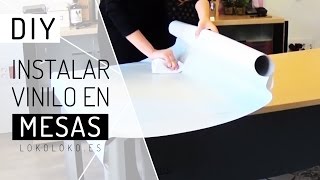 Videotutorial Cómo instalar un vinilo para mesas [upl. by Ainessej20]