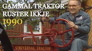 Gammal traktor ruster ikkje 1990 Massey Harris 1917 modell [upl. by Nosirrah]